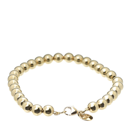Tiffany 18K Yellow Gold 5.5mm HardWear Ball Bracelet 3 of 8