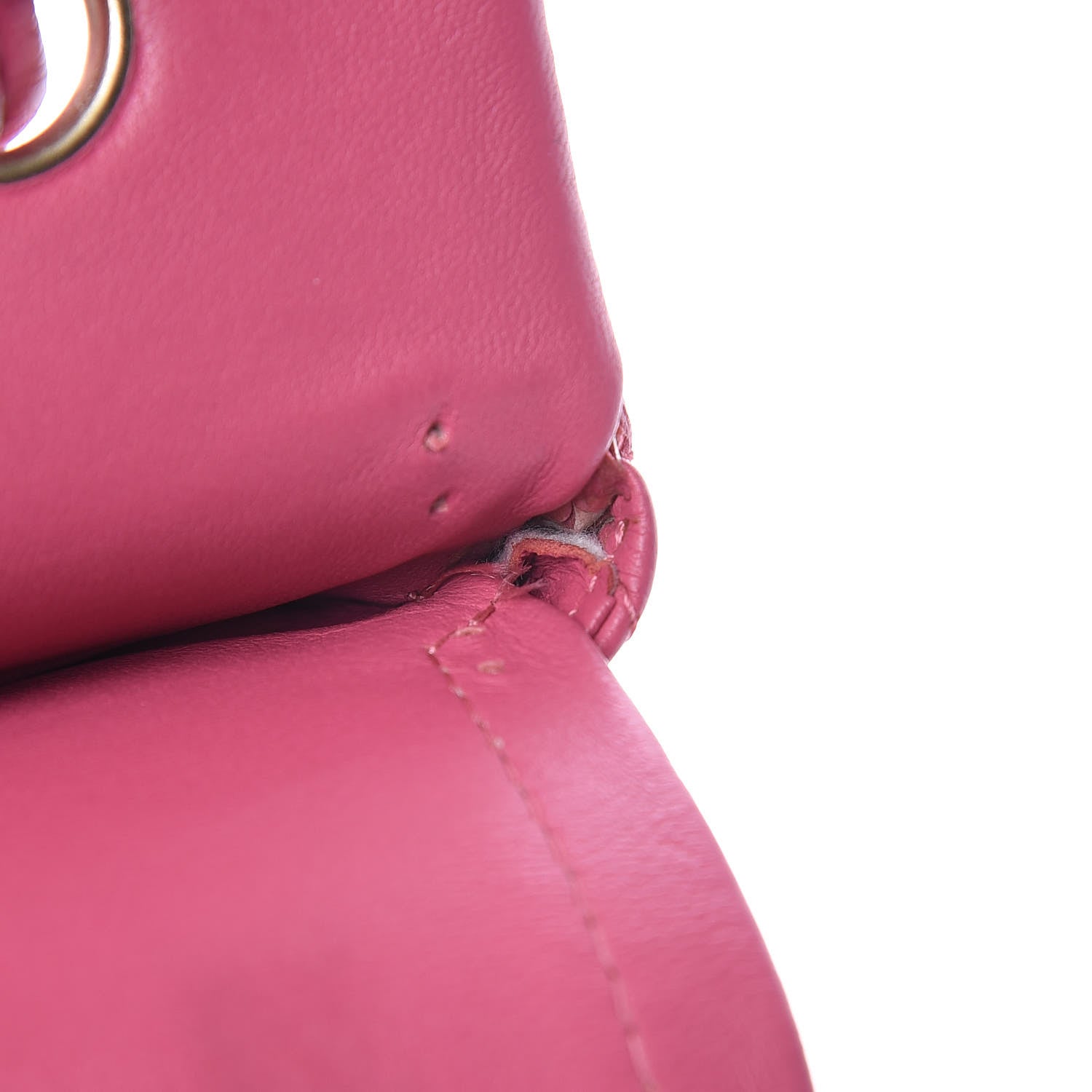 Chanel Lambskin Quilted Jumbo Double Flap Dark Pink 15 of 19
