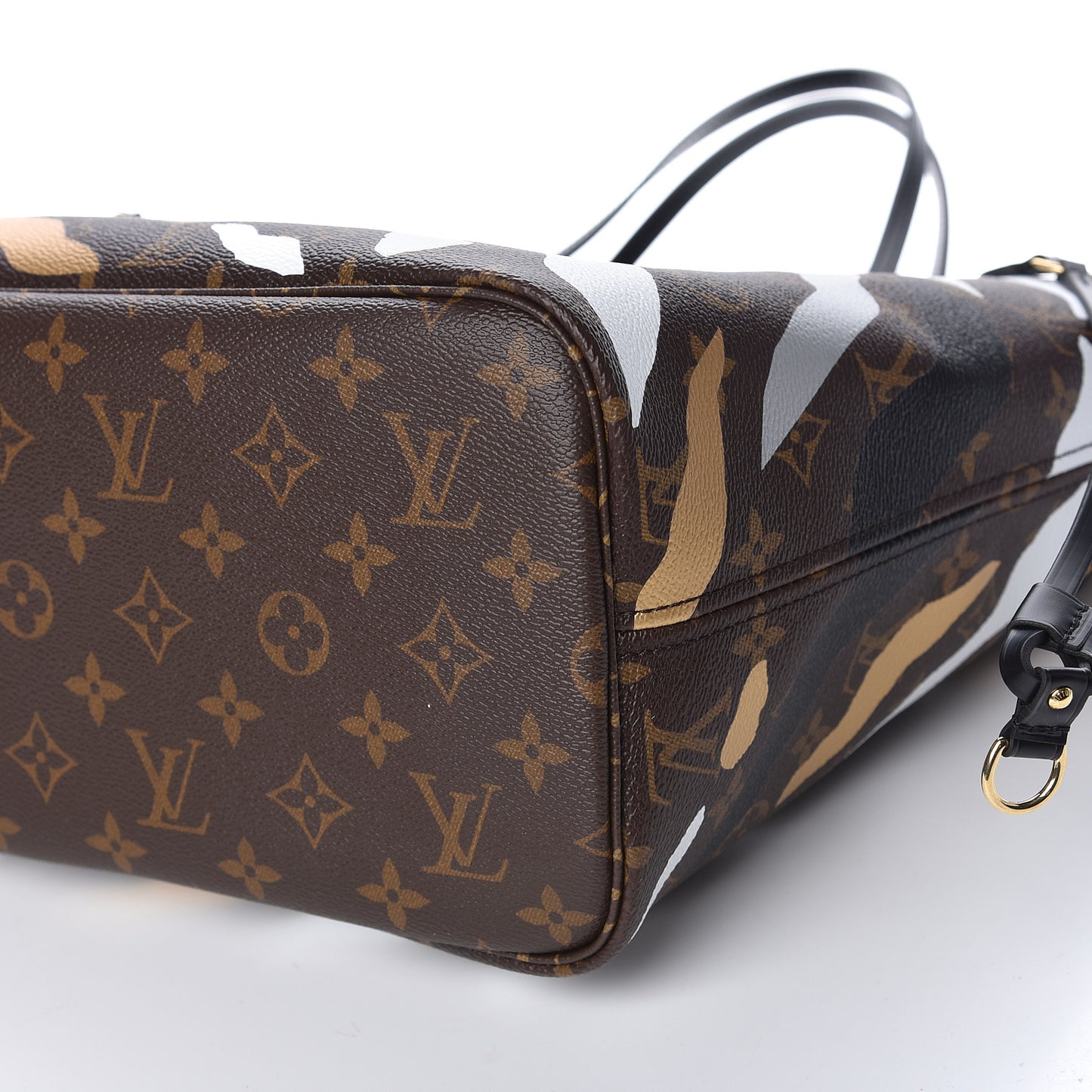 X LOL Monogram Neverfull MM Gold Silver