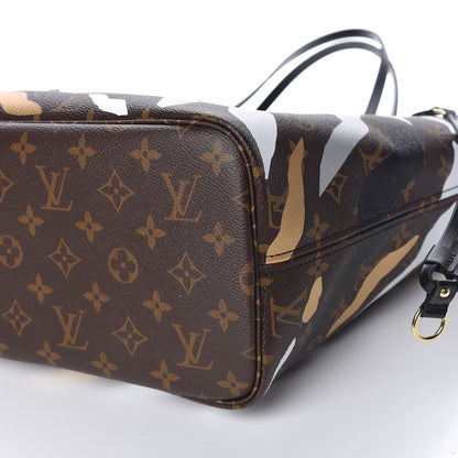 Louis Vuitton X LOL Monogram Neverfull MM Gold Silver 12 of 12