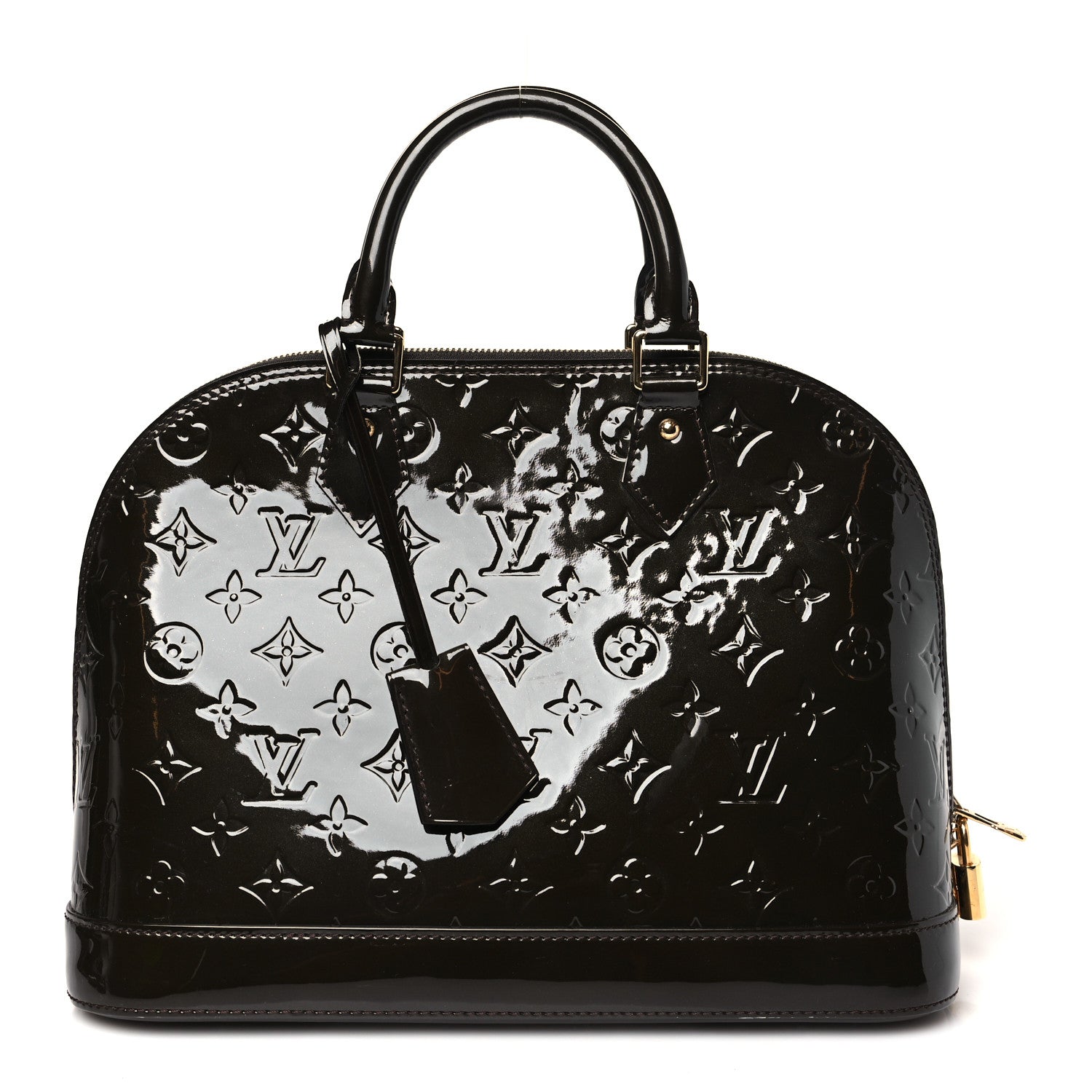 Louis Vuitton Vernis Alma PM Terre D'Ombre 1 of 9