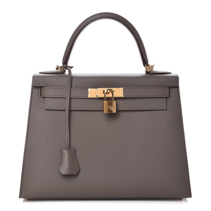 Hermes Epsom Kelly Sellier 28 Etain 1 of 37