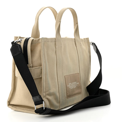 Marc Jacobs Cotton Canvas Medium The Traveler Tote Bag Beige 3 of 15