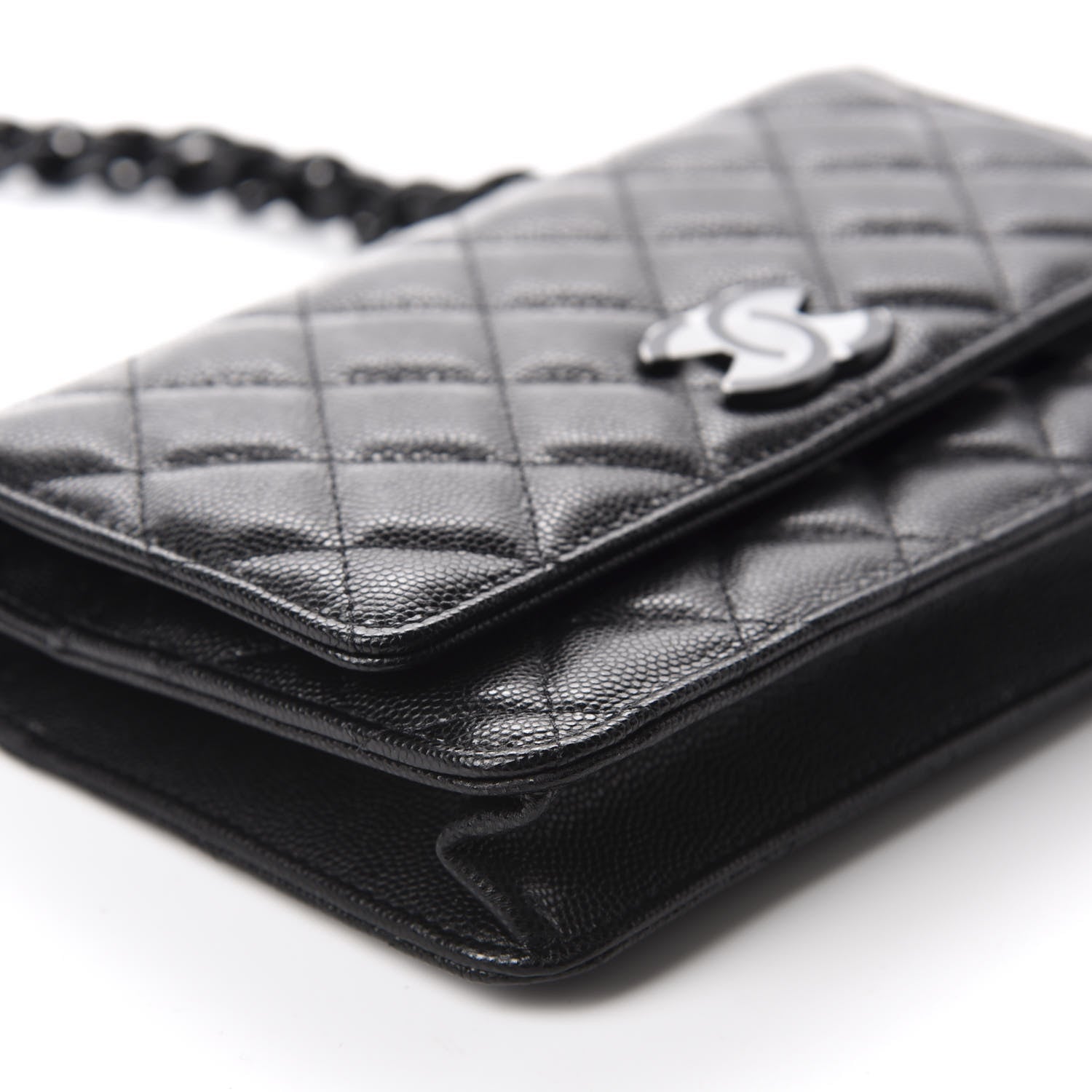 Chanel Caviar Quilted My Everything Wallet On Chain WOC Black 6 of 12