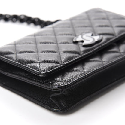 Chanel Caviar Quilted My Everything Wallet On Chain WOC Black 6 of 12