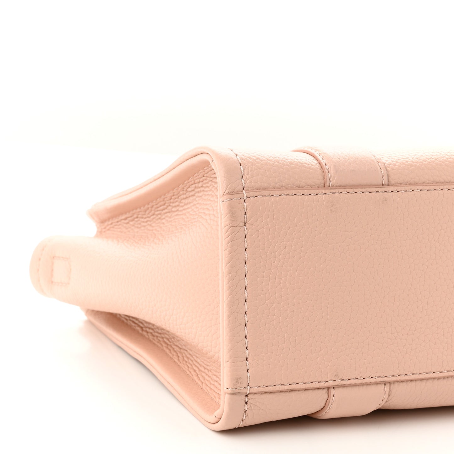 Grained Calfskin Small The Tote Bag Rose Dust