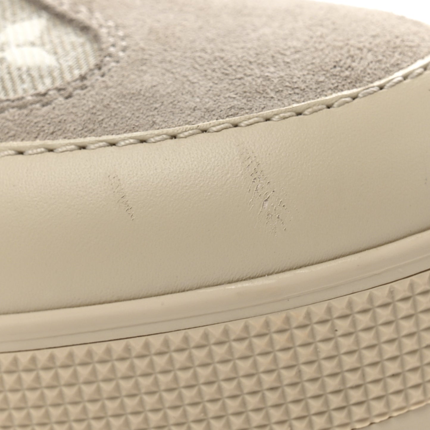 Suede Calfskin Laureate Platform Desert Boots 37.5 Taupe