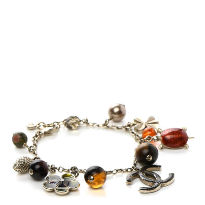 Chanel Metal Iconic Symbols Charm Bracelet Gold 1 of 5