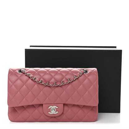 Chanel Lambskin Quilted Medium Double Flap Pink 12 of 12