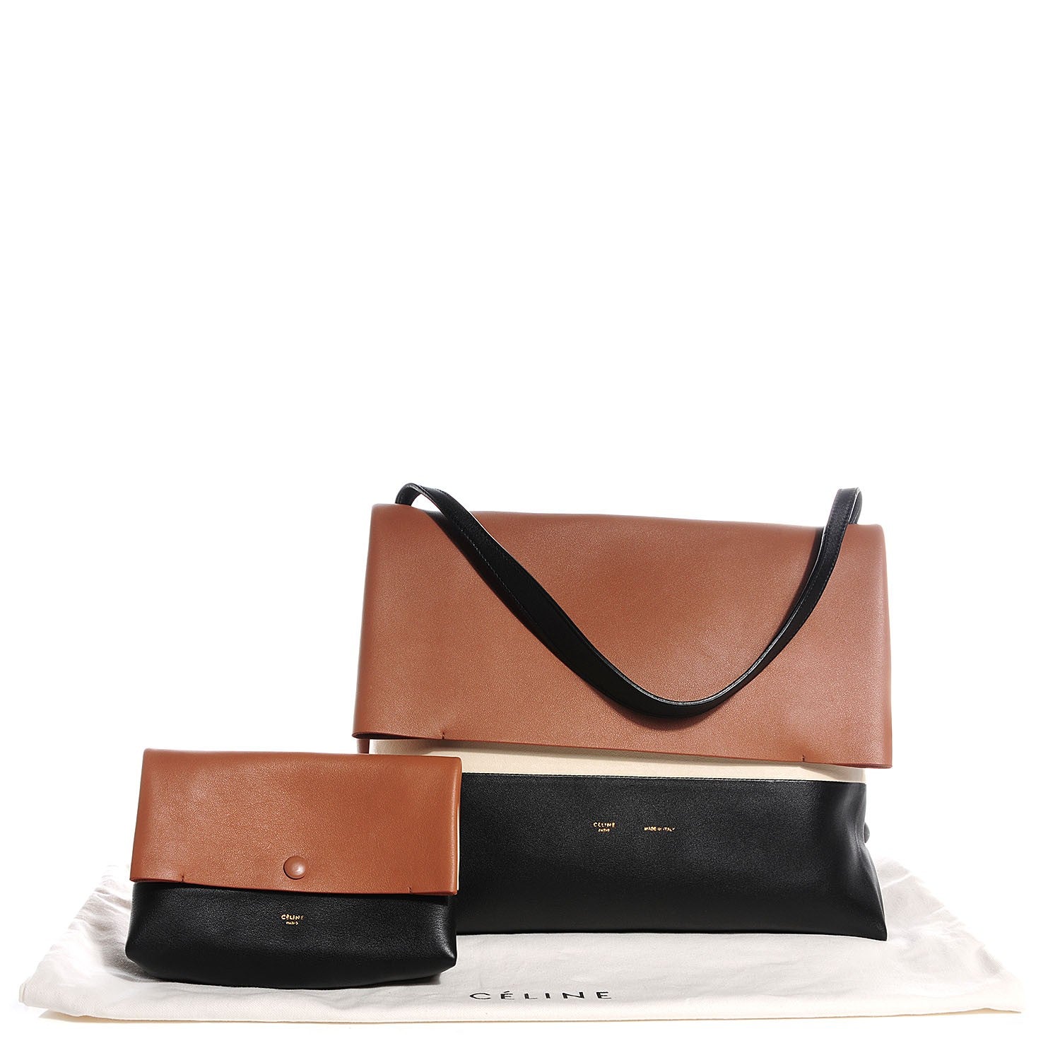 Celine Calfskin All Soft Shoulder Bag Tan 5 of 8