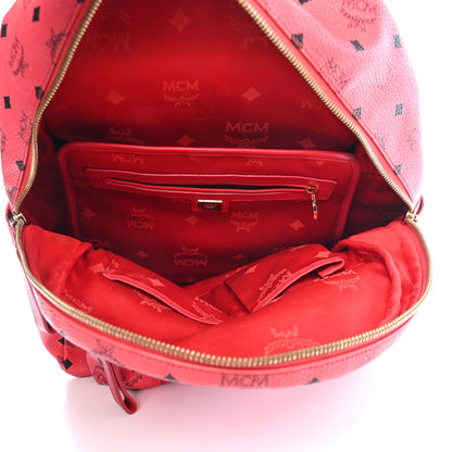 MCM Visetos Medium Sprinkle Stud Stark Backpack Corail 5 of 13