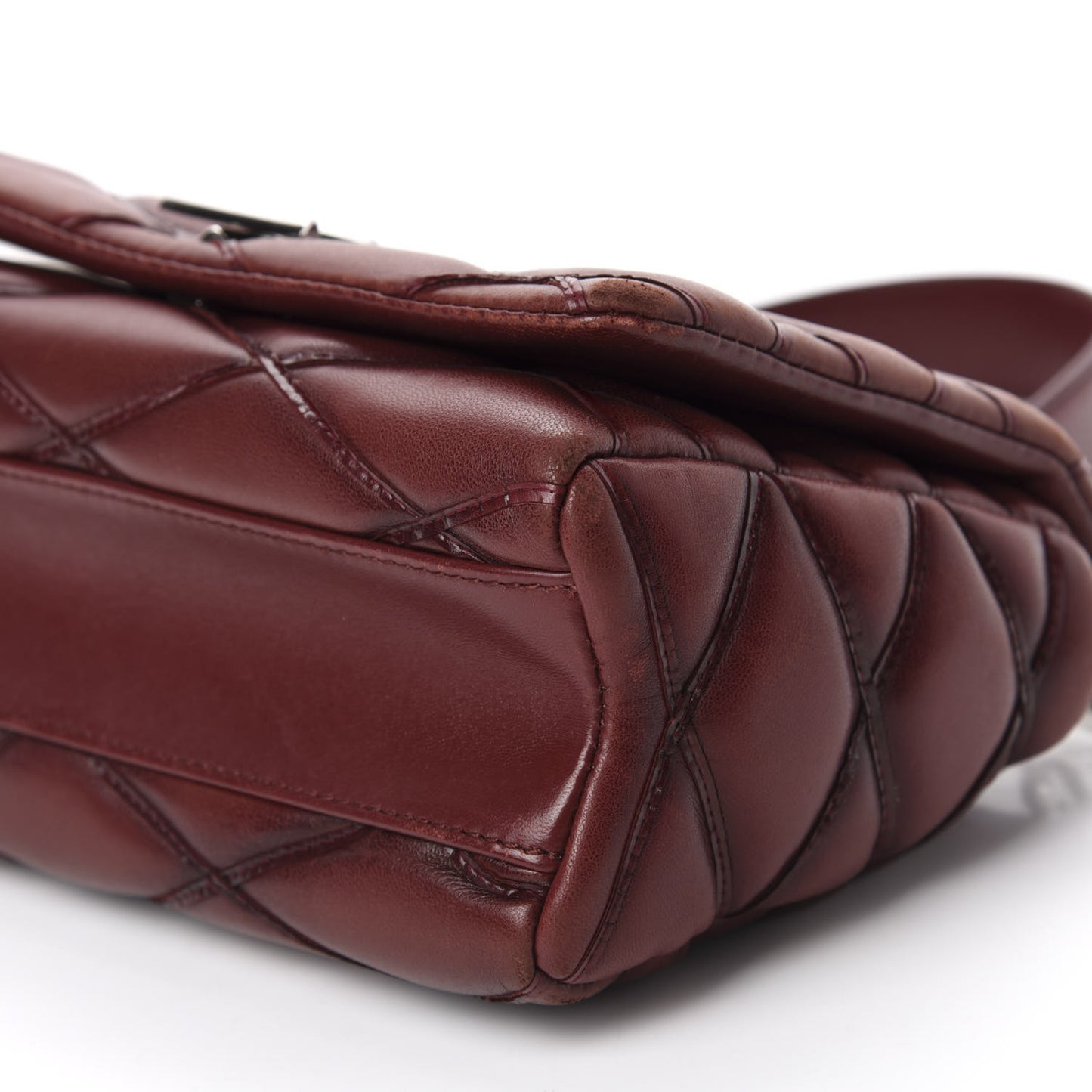 Lambskin Malletage GO-14 PM Bordeaux