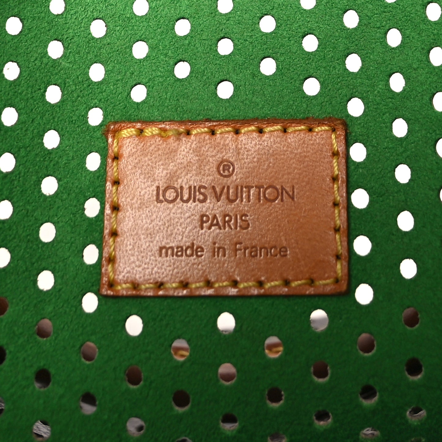 Monogram Perforated Speedy 30 Green