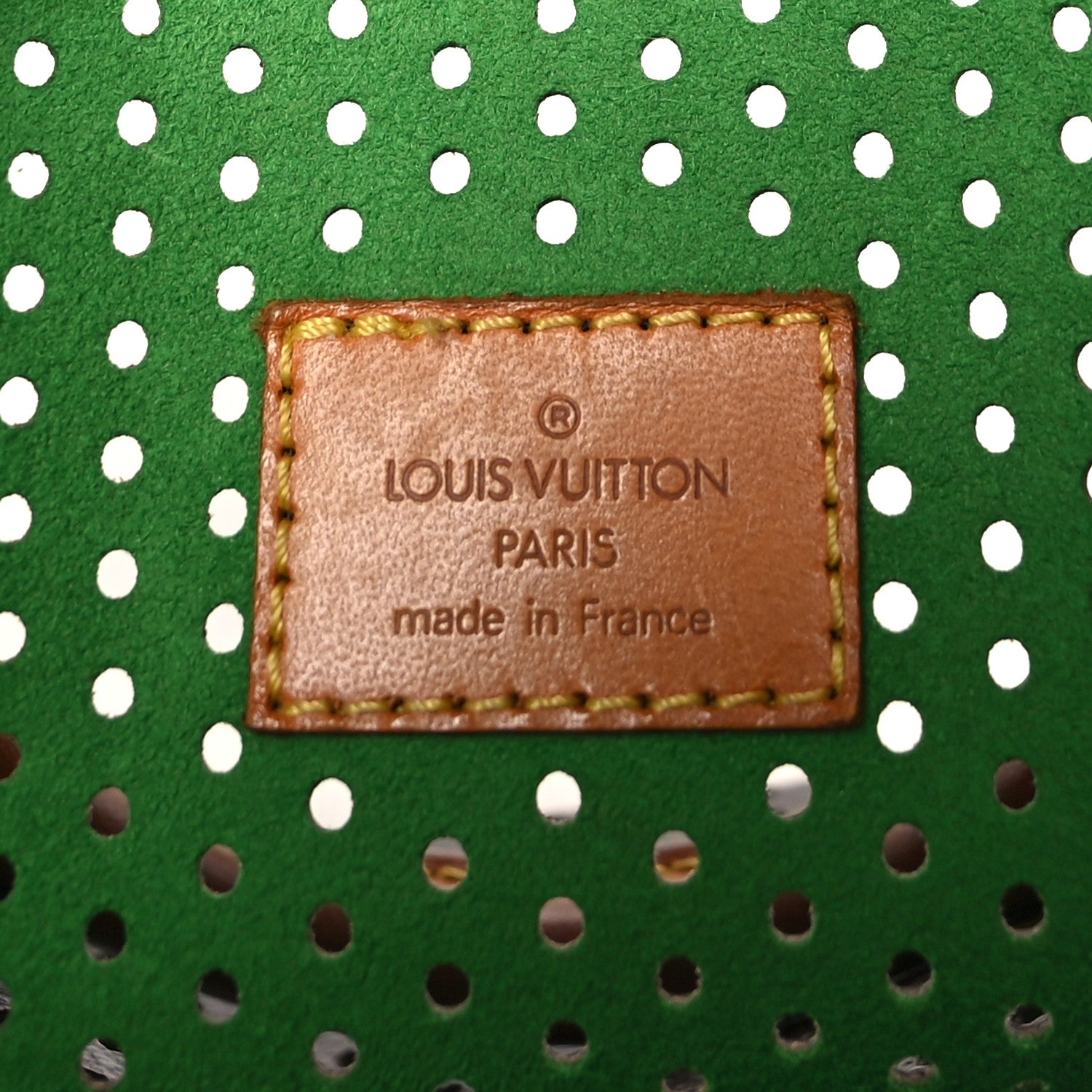 Louis Vuitton Monogram Perforated Speedy 30 Green 6 of 8