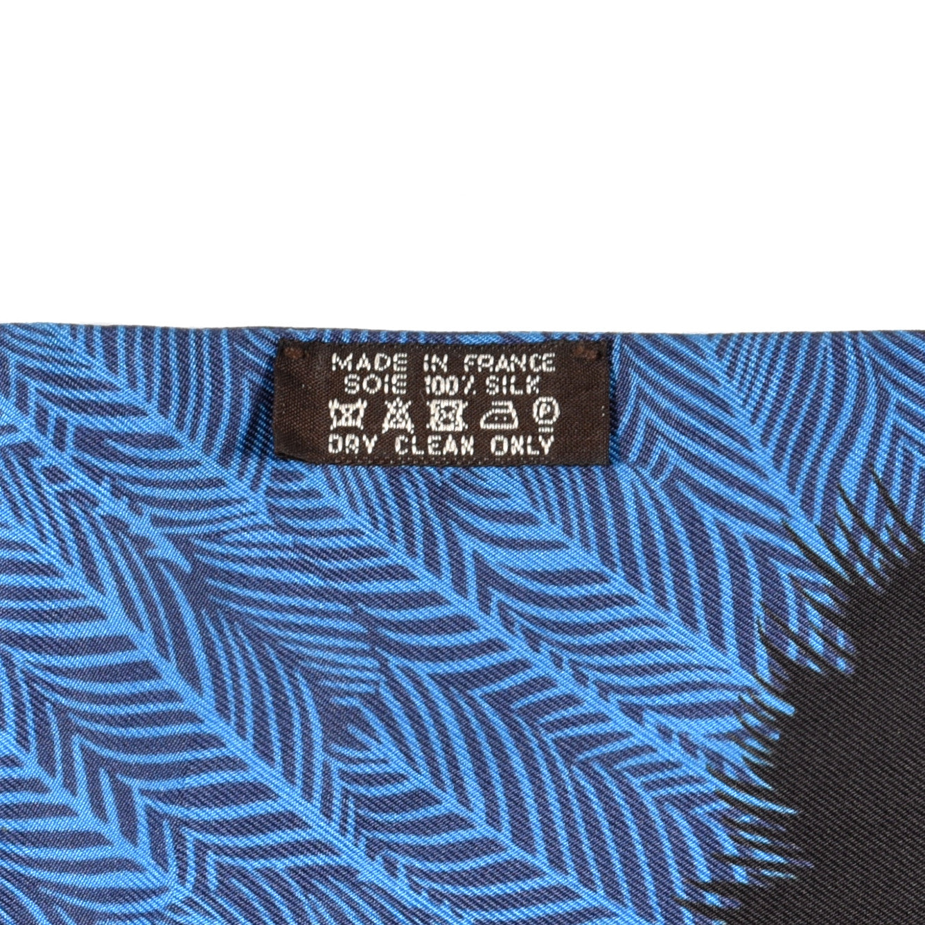 Hermes Silk Zebra Pegasus Maxi Twilly 3 of 3