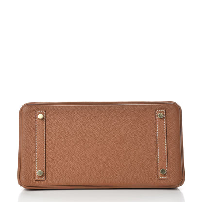 Hermes Togo Birkin 30 Gold 6 of 34