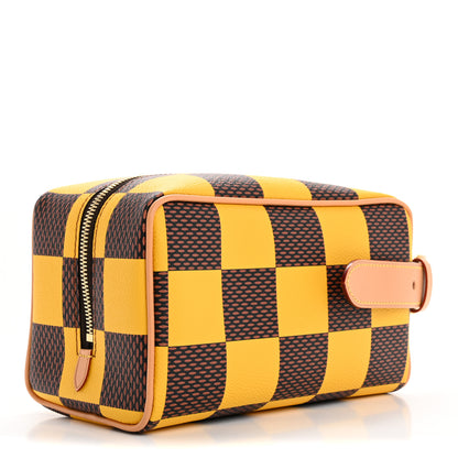 Louis Vuitton Damier Pop Dopp Kit Toilet Pouch Jaune Mat 3 of 7