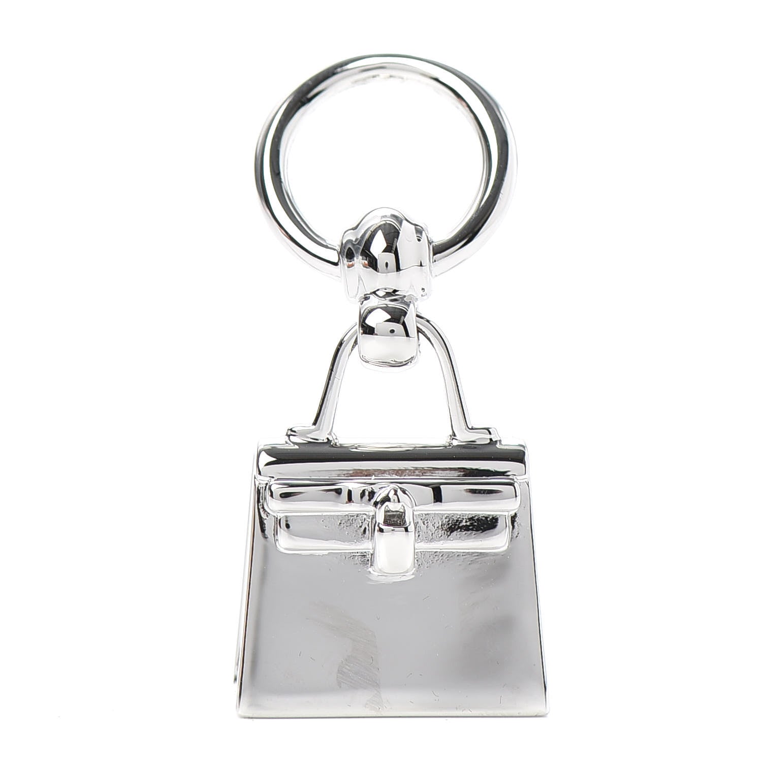 Hermes Palladium Mini Kelly Twilly Ring 1 of 3