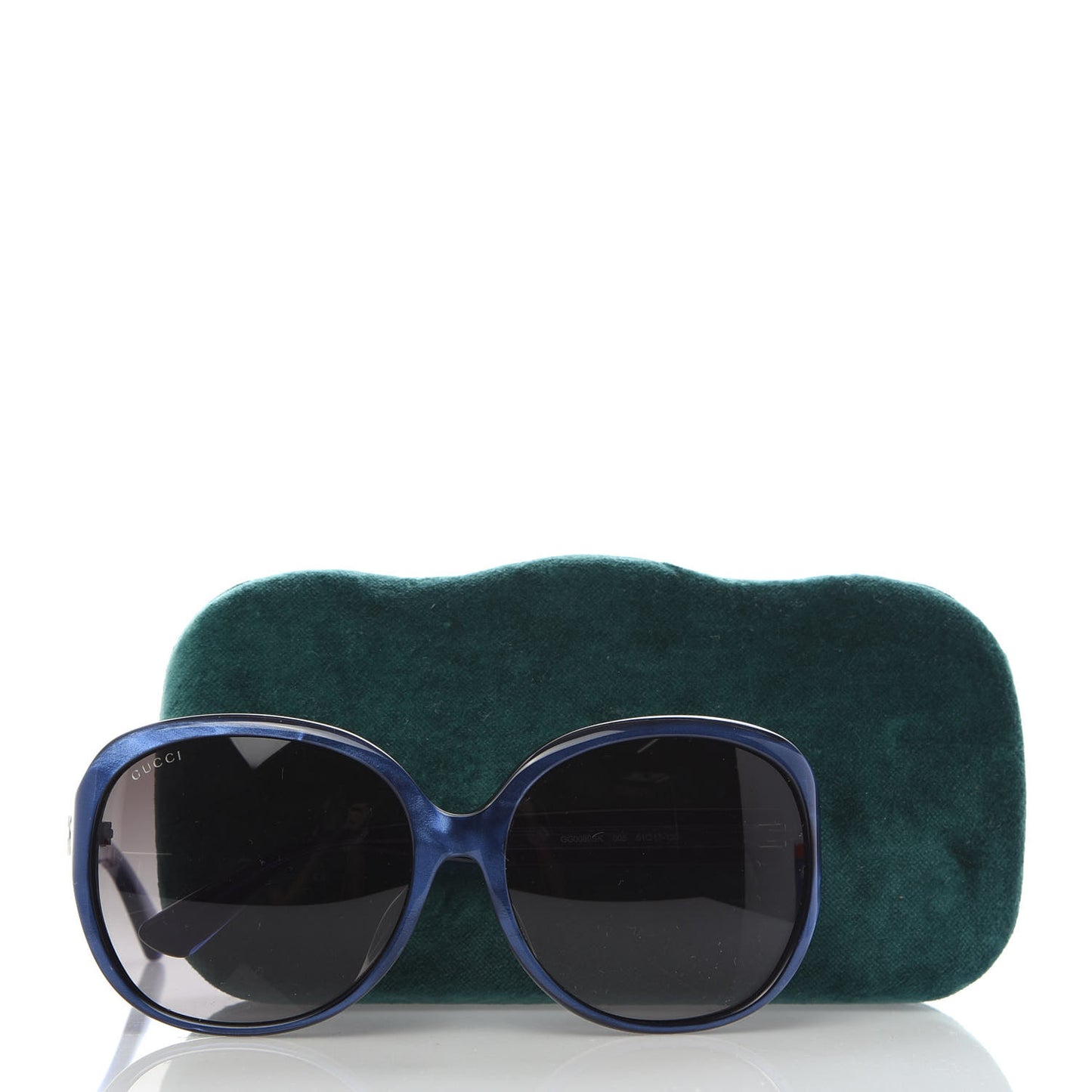 Acetate Oversized Round Sunglasses GG0080SK Blue