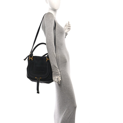 Chloe Calfskin Medium Marcie Satchel Black 2 of 10