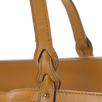 Gucci Linen Canvas Medium Craft Logo Tote Yellow 19 of 19