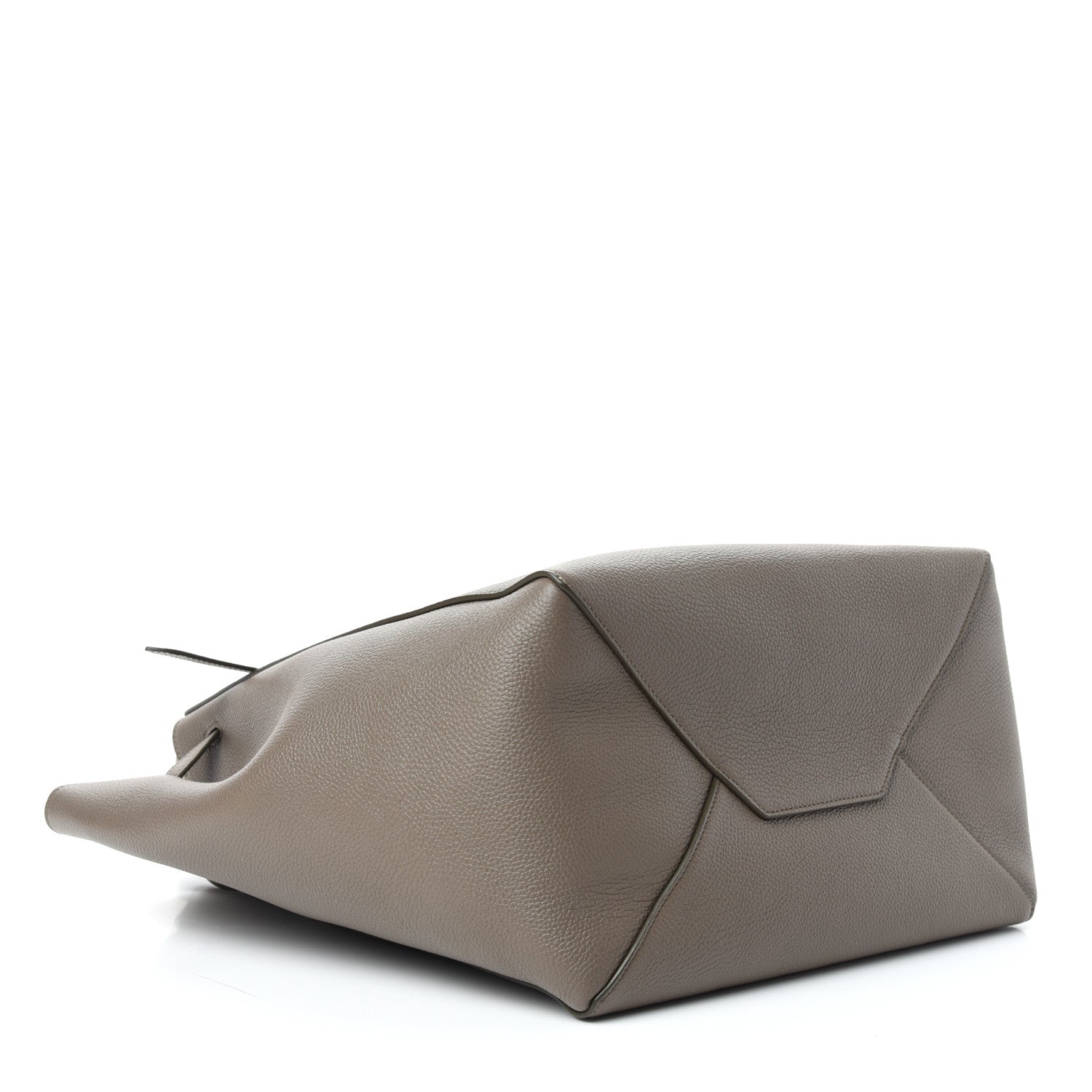 Celine Soft Grained Calfskin Small Belt Cabas Phantom Taupe 4 of 9
