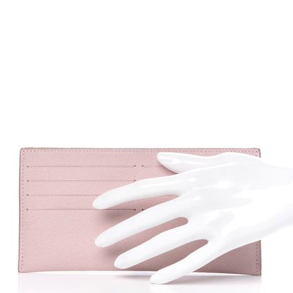 Louis Vuitton Calfskin Felicie Card Holder Insert Rose Ballerine 2 of 6