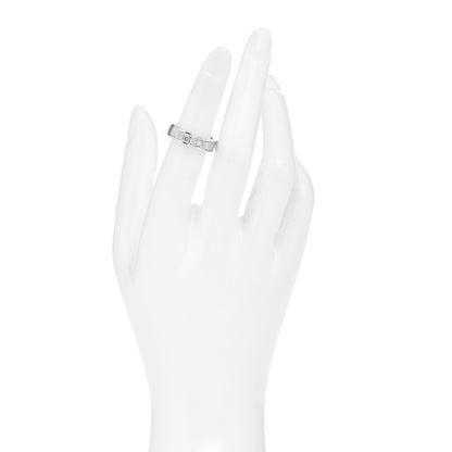 Tiffany 18K White Gold Diamond Atlas Ring 49 4.75 2 of 4
