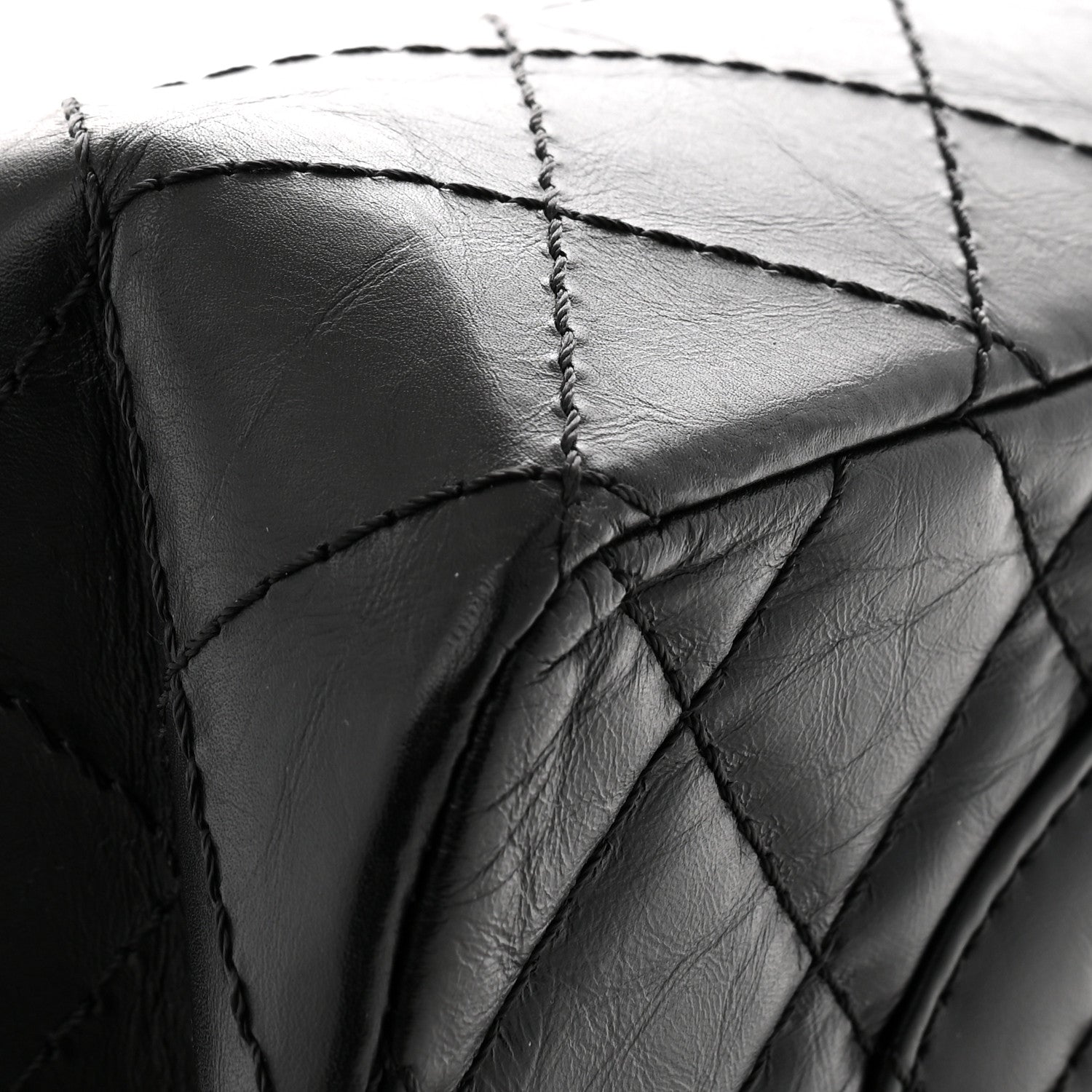 Chanel Aged Calfskin Quilted 2.55 Reissue 226 Flap Black 11 of 11