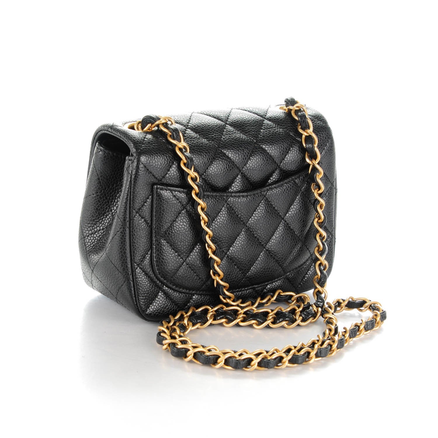 Chanel Caviar Quilted Mini Square Flap Black 3 of 8