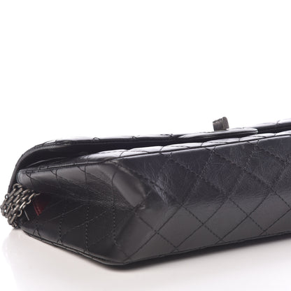 Chanel Aged Calfskin Quilted 2.55 Reissue 225 Flap Black 6 of 10