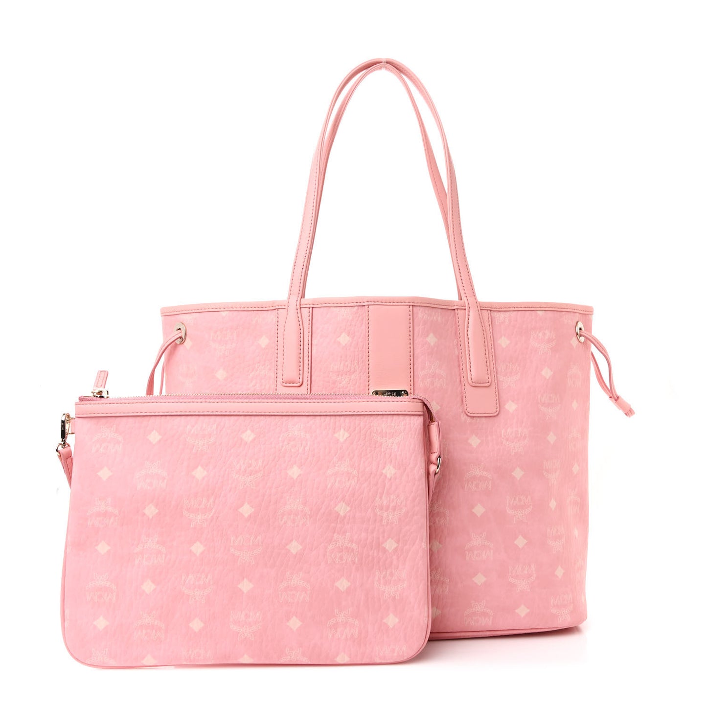 Visetos Medium Liz Reversible Shopper Tote Blossom Pink