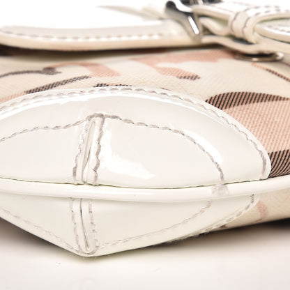 Burberry Patent Heart Print Supernova Check XS Aspley Crossbody White 8 of 11