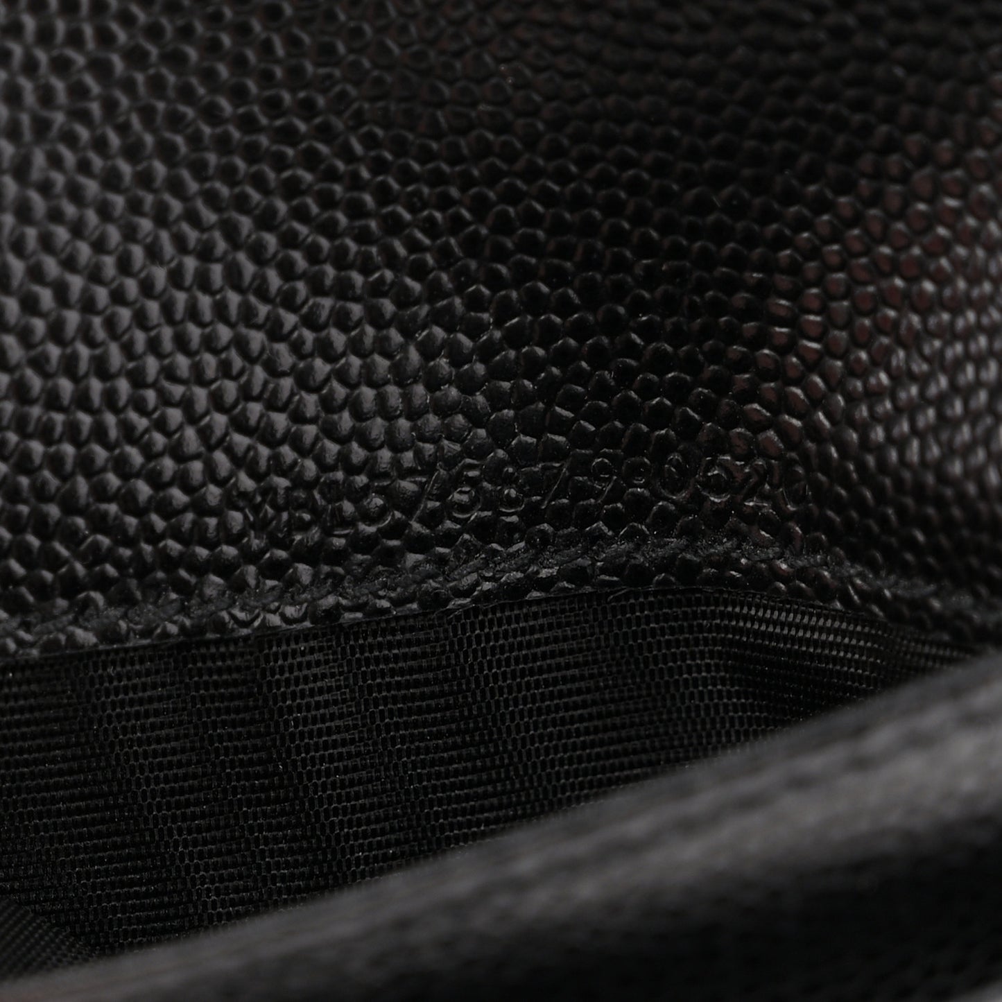 Grain De Poudre Matelasse Chevron Monogram Zipped Card Case Black