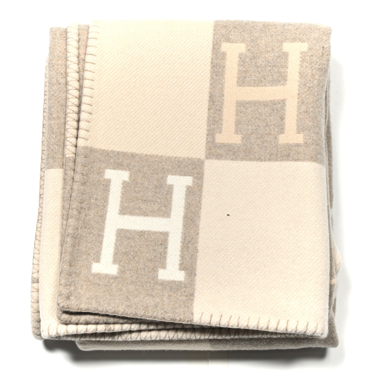 Wool Cashmere Avalon III Blanket Coco Camomille
