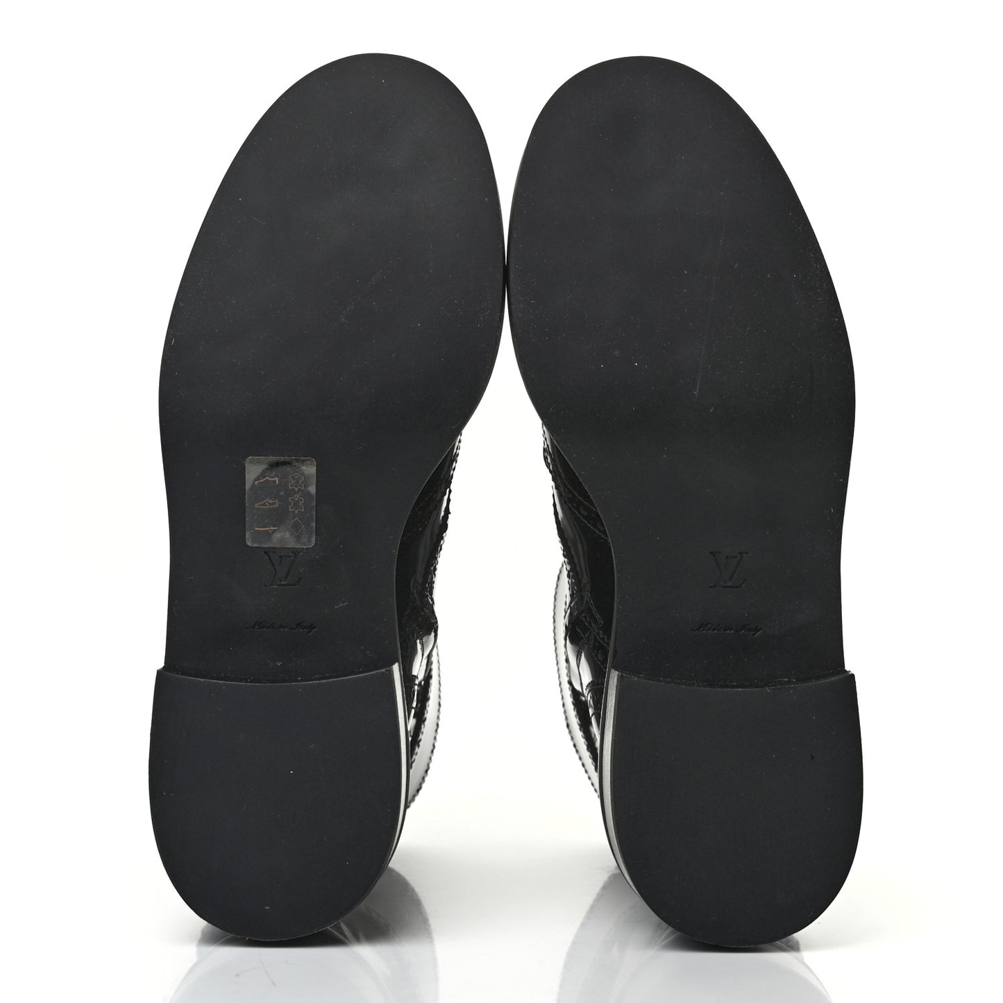 Glazed Calfskin Midtown Ankle Boots 40 Black
