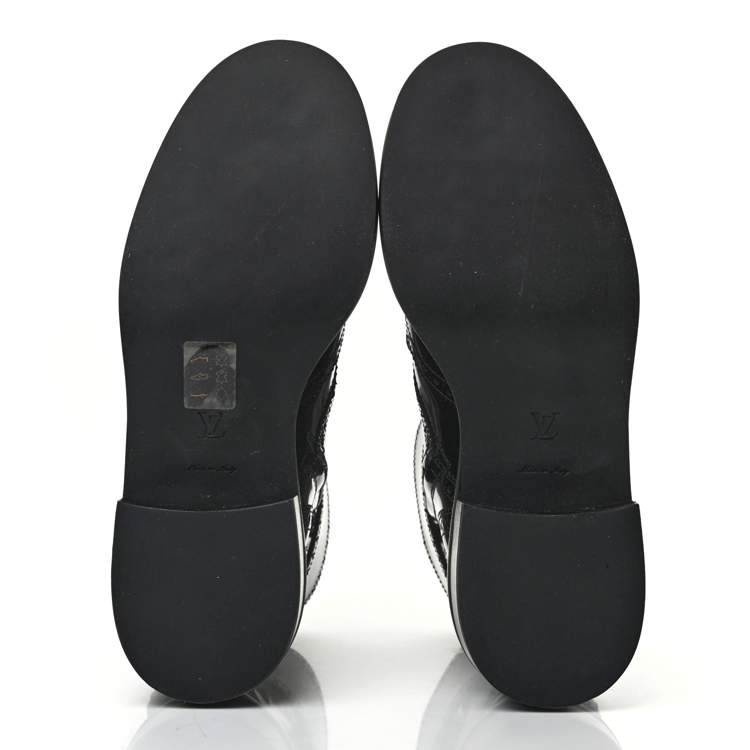 Louis Vuitton Glazed Calfskin Midtown Ankle Boots 40 Black 6 of 9