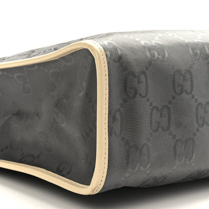 Gucci Econyl Nylon Monogram Off The Grid Long Tote Bag Graphite Grey New Plaster 8 of 9