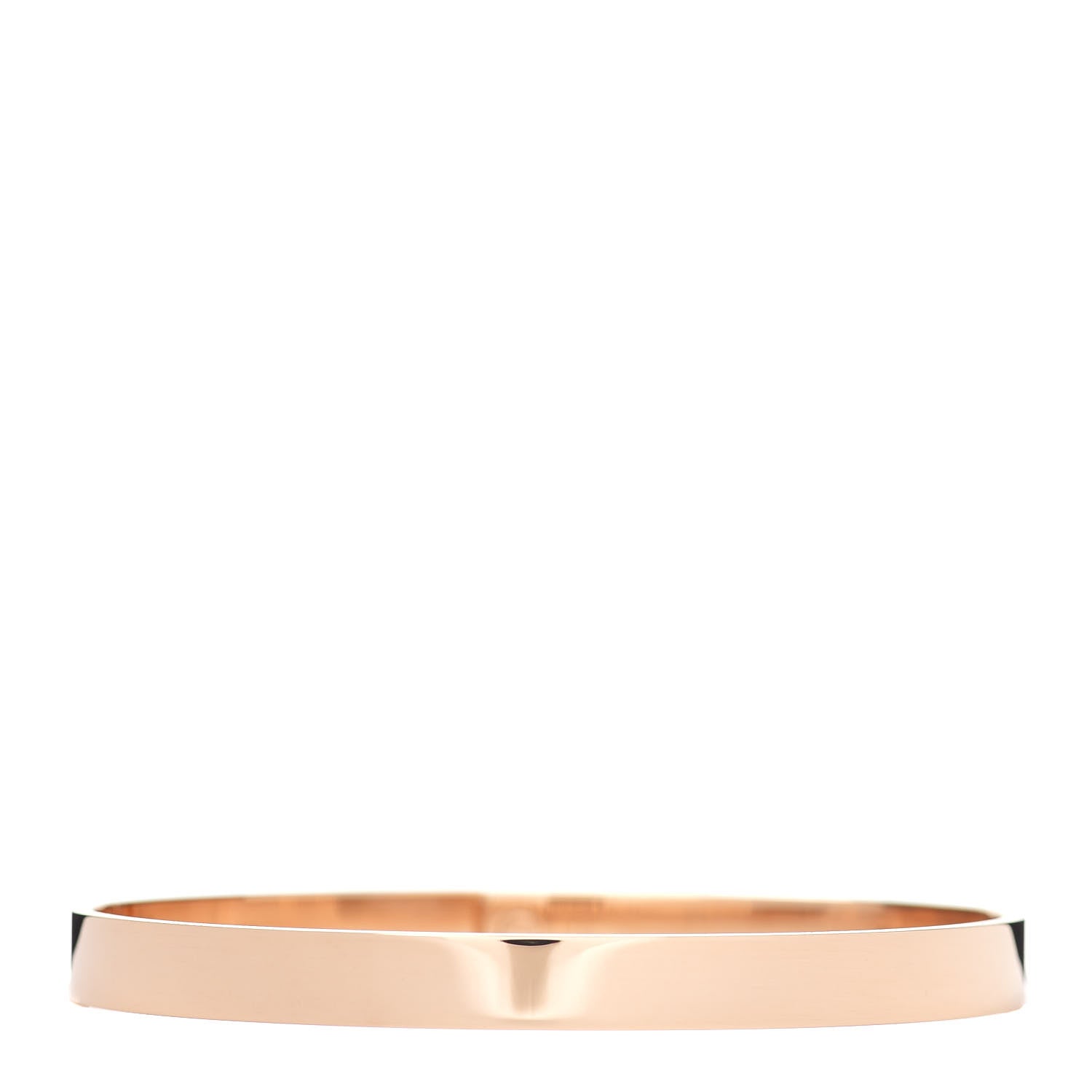 Hermes 18K Rose Gold Diamond PM Kelly Bracelet SH 3 of 4