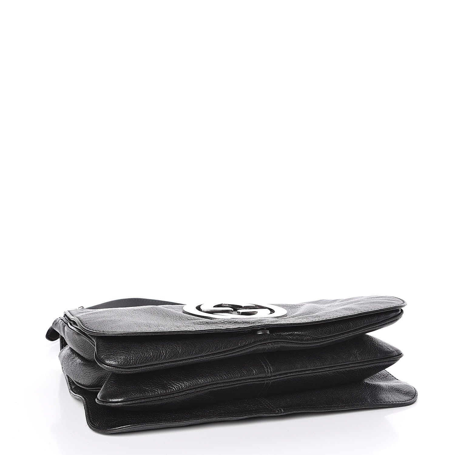 Gucci Calfskin Blondie Medium Shoulder Flap Black 4 of 12