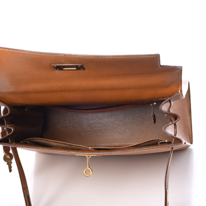 Hermes Courchevel Kelly Sellier 28 Gold 7 of 50