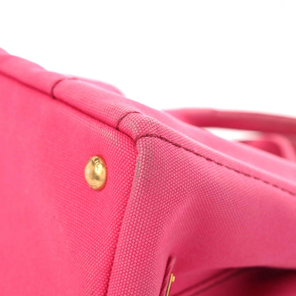 Prada Canapa Small Logo Tote Peonia 14 of 22