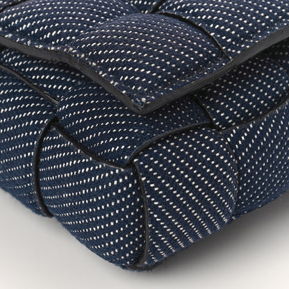 Bottega Veneta Denim Maxi Intrecciato Padded Cassette High Frequency Crossbody Bag Indigo 7 of 7
