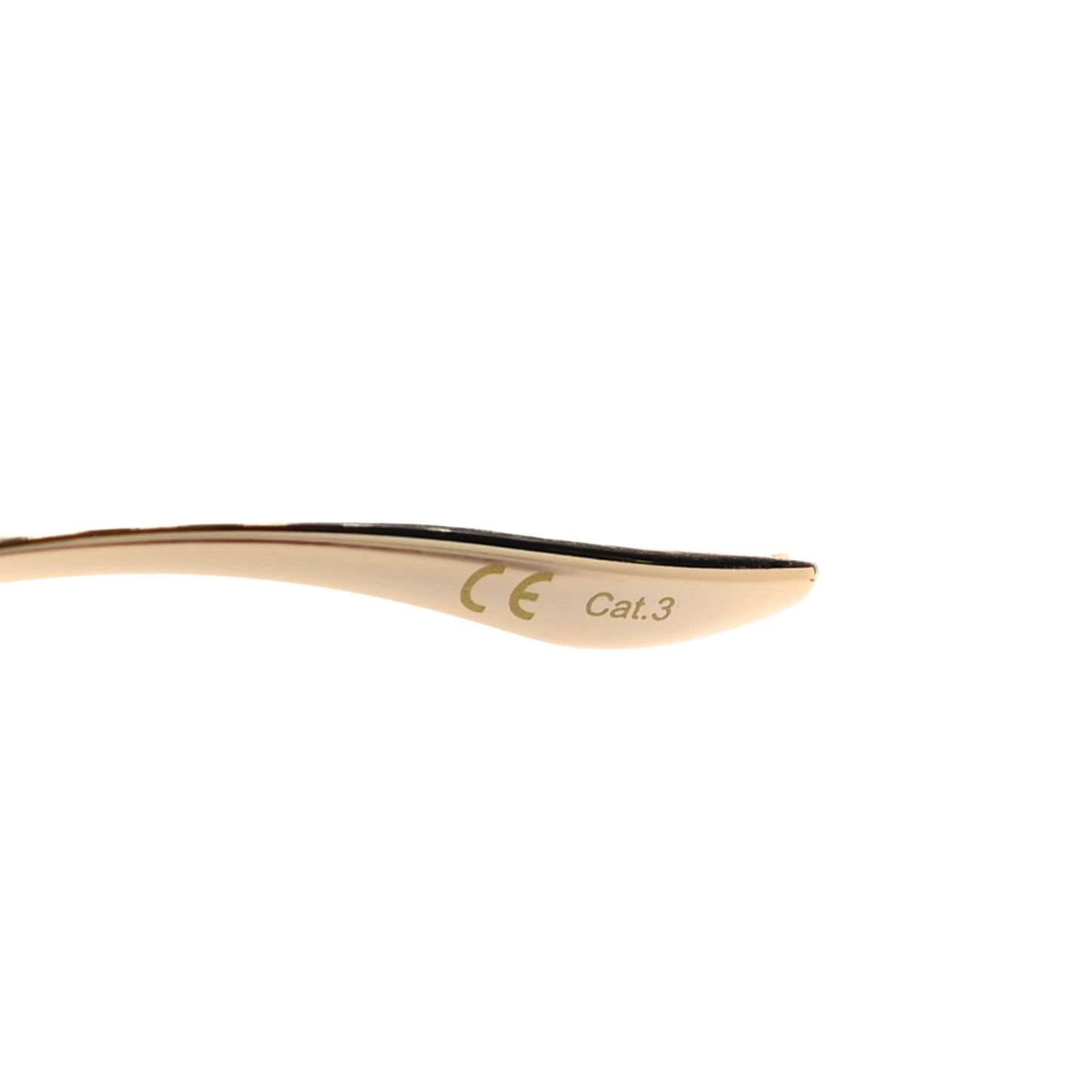 Metal Rimless Sunglasses GG0352S Gold