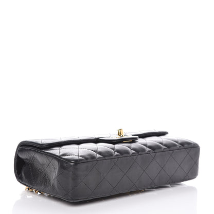 Chanel Lambskin Quilted East West Flap Black 4 of 12