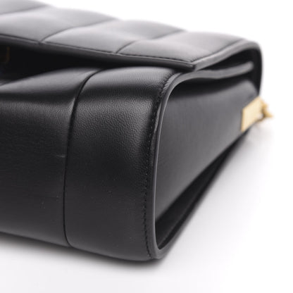 Celine Lambskin Quilted Shoulder Bag Black 8 of 12