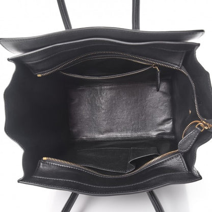 Celine Smooth Calfskin Mini Luggage Black 5 of 14