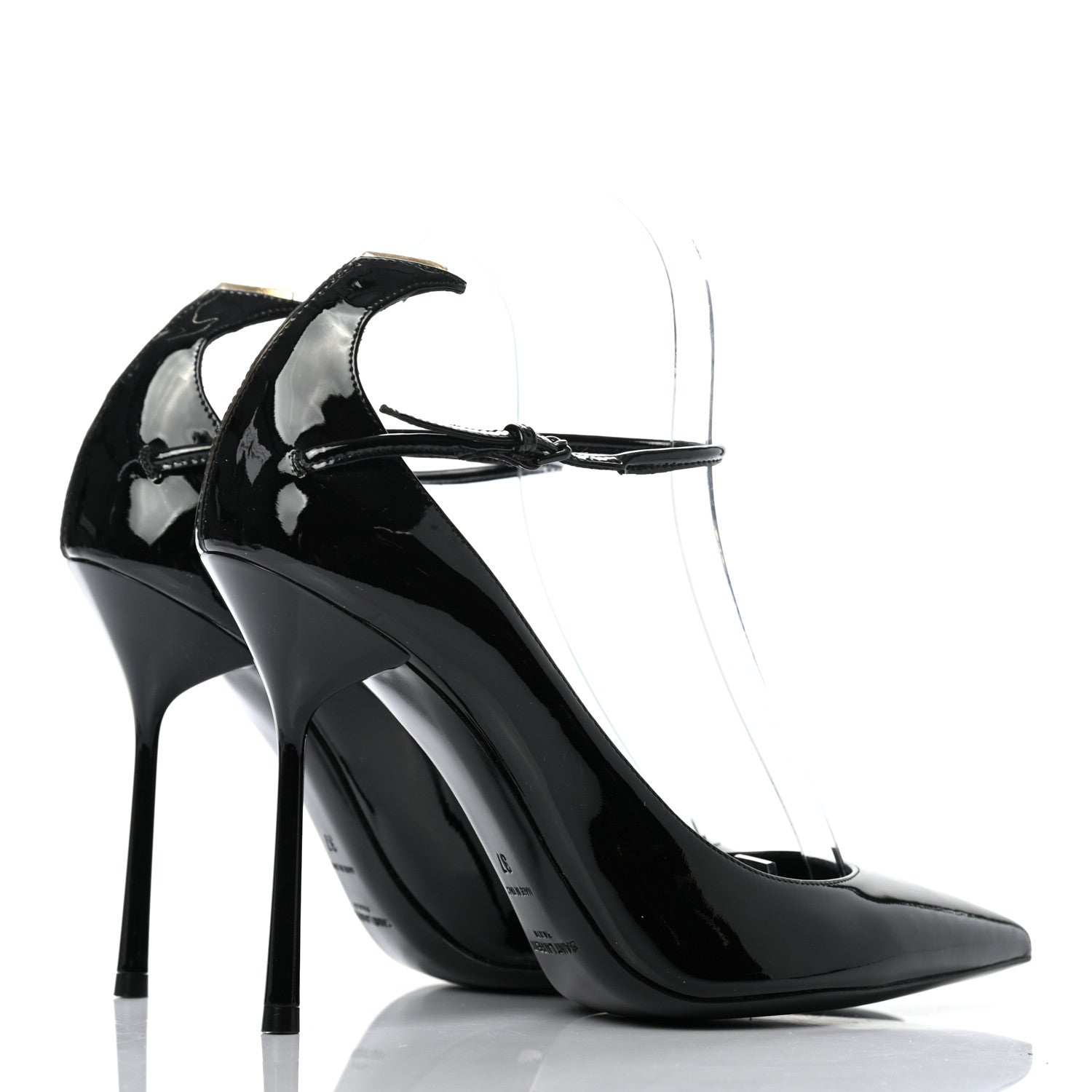 Saint Laurent Patent Y 105 Pumps 37 Black 4 of 9