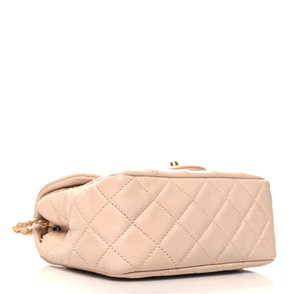 Chanel Lambskin Quilted Mini Pearl Crush Flap Light Beige 4 of 10
