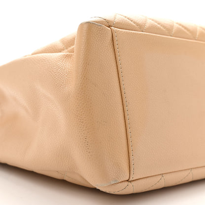 Chanel Caviar Quilted Grand Shopping Tote GST Beige Clair 10 of 16